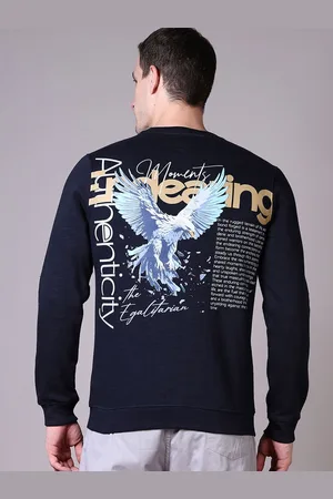 V-Mart Men Printed Pullover Sweatshirt