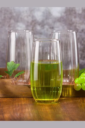 Pasabahce 4-Pcs Pink Water Or Juice Glasses - 500 ML Each