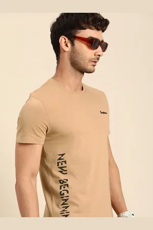 Being Human Men Typography Printed Pure Cotton T-shirt