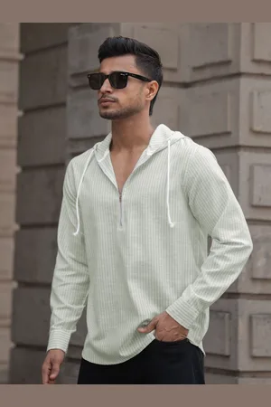 Powerlook Men Opaque Striped Casual Shirt