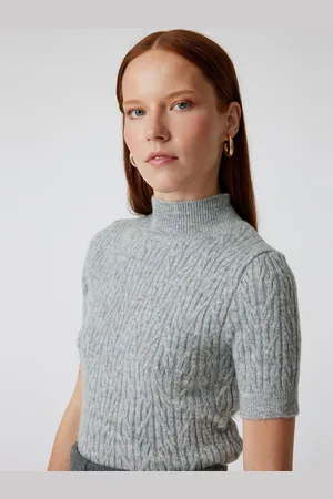 Koton Women Cable Knit Pullover Sweater