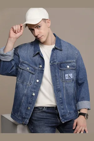 Calvin Klein Pure Cotton Solid Regular Denim Jacket