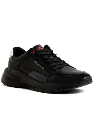 PERF Men Mesh Lace-Ups Mid-Top Running Shoes