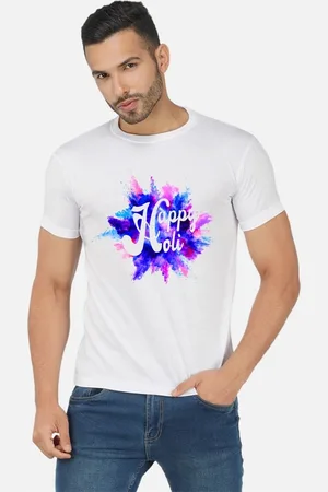 Moda Rapido Men Holi Printed Tshirt