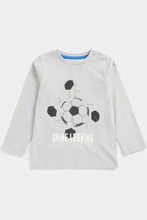 Mothercare Boys Graphic Printed Round Neck Pure Cotton T-shirt