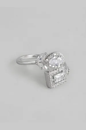 DressBerry Stone Studded Finger Ring