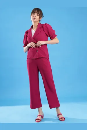 Moda Rapido Dyed Short Sleeves Top With Trousers Co-Ord Set