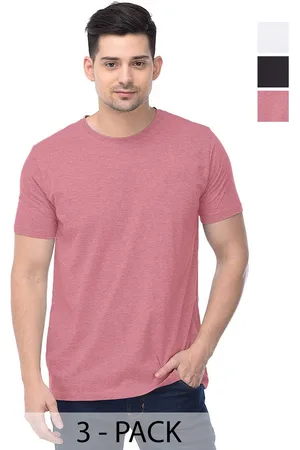 Color Capital Unisex Pack Of 3 Solid Round Neck Cotton T-shirts