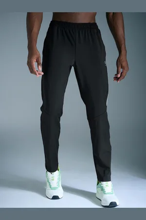 SG Men Brand Logo Printed Mid Rise Track Pants