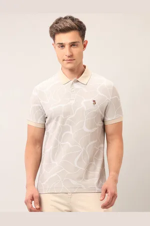 Ralph Lauren Men Printed Polo Collar Pockets Slim Fit T-shirt