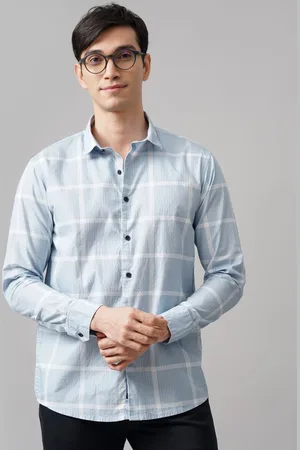 PAUL STREET Men Standard Slim Fit Opaque Checked Casual Shirt