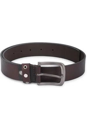 WROGN Men Textured Leather Belt