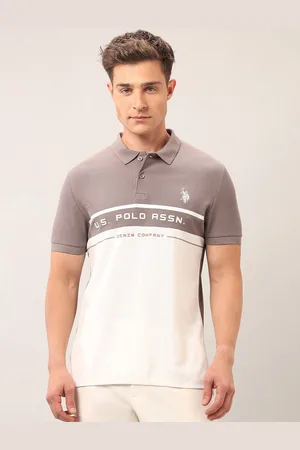Ralph Lauren Men Brand Logo Colourblocked Polo Collar Pockets Slim Fit T-shirt