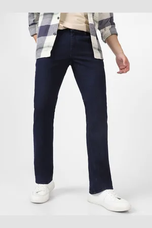 URBANO Men Mid Rise Light Fade Stretchable Bootcut Jeans