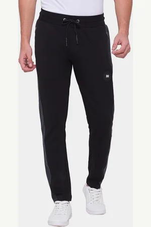 Being Human Men Black Solid Track Pants