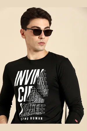 Being Human Clothing Men Typography Printed T-shirt