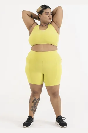 Spirit Animal Women Plus Size High-Rise Training or Gym Sports Shorts