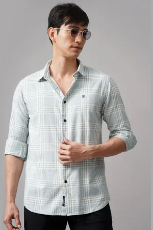 PAUL STREET Men Standard Slim Fit Opaque Checked Casual Shirt