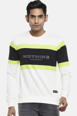 PEOPLE Men Colourblocked Sweatshirt