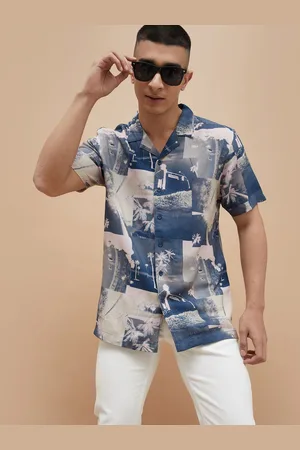 Lifestyle Men Opaque Printed Casual Shirt