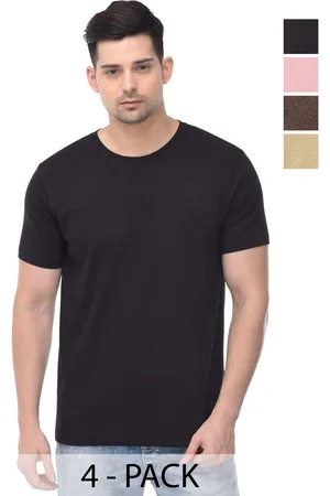 Color Capital Unisex Pack Of 4 Cotton T-Shirts