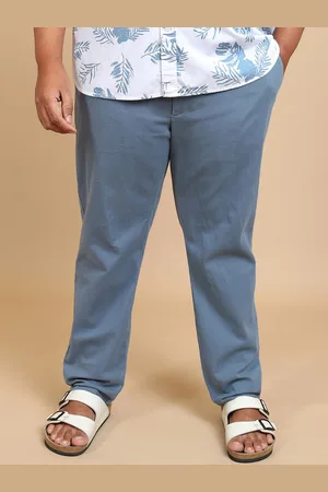 Highlander Men Plus Size Mid-Rise Chinos