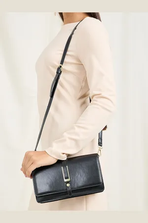 Styli Gold-Tone Belted Shoulder Bag