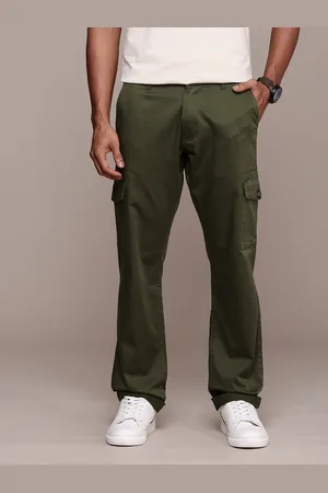 WROGN Men Straight Fit Cargos Trousers