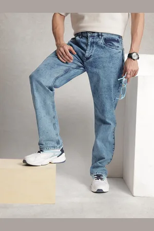 WROGN Men Anti Fit Heavy Fade Stretchable Jeans