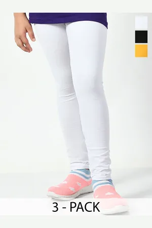 KAYU Girls Pack Of 3 Ankle-Length Lenggings