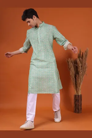 SHIWAM ETHNIX Ethnic Motifs Printed Regular Kurta with Pyjamas
