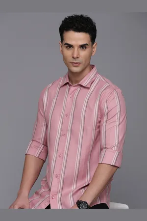 Invictus Men Standard Slim Fit Opaque Striped Casual Shirt