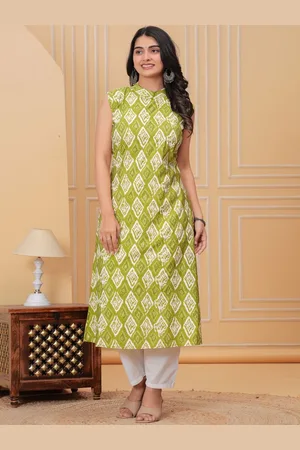 DIVASTRI Ethnic Motifs Printed Mandarin Collar Kurta With Trouser