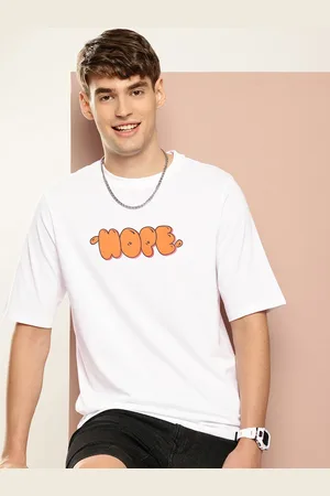 HARVARD Men Typography Printed Pure Cotton T-shirt