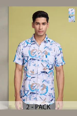 Moda Rapido Men Standard Floral Opaque Printed Casual Shirt
