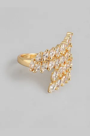 DressBerry Stone Studded Finger Ring