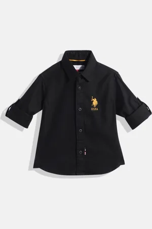 Ralph Lauren Boys Black Pure Cotton Casual Shirt