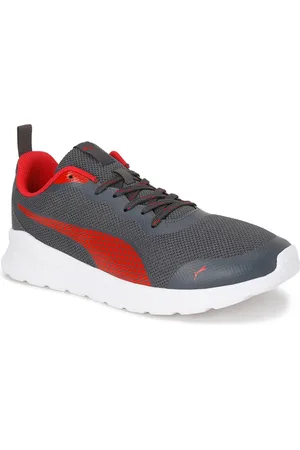 PUMA Men Grey Colourblocked Sneakers