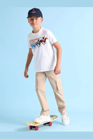 Ralph Lauren Boys Classic Mid-Rise Cotton Cargos Trousers