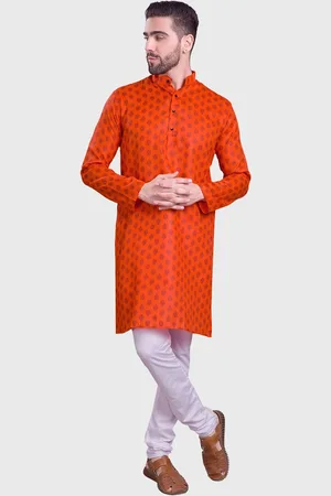 SHIWAM ETHNIX Ethnic Motifs Printed Mandarin Collar Kurta