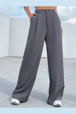 Chemistry Women High-Rise Wide Leg Trousers