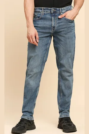 LOVEGEN Men Slim Fit Light Fade Mid-Rise Clean Look Cotton Non Stretchable Jeans