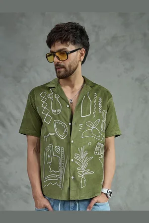 FUGAZEE Men Floral Opaque Casual Shirt