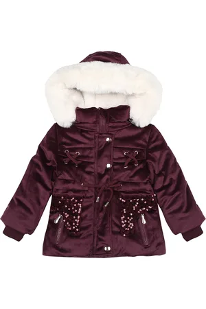 Mothercare Girls Embellished Puffer Jacket