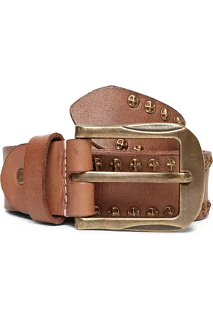 ART N VINTAGE Men Embellished Leather Belt