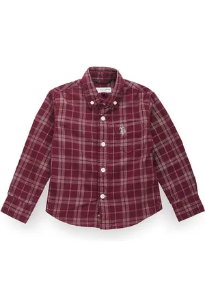 Ralph Lauren Boys Classic Tartan Checks Opaque Checked Casual Shirt