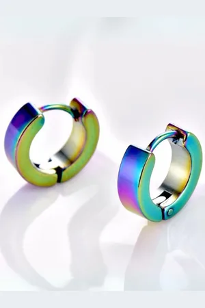 Roadster The Lifestyle Co Stainless Steel Hoop Earrings