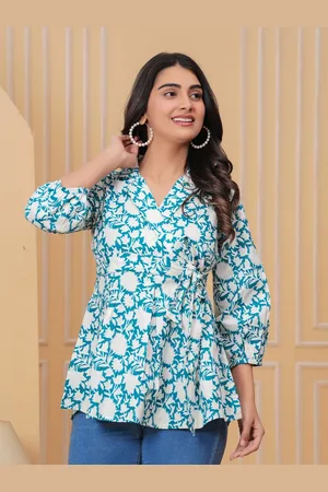 Kalini Print Cotton Top