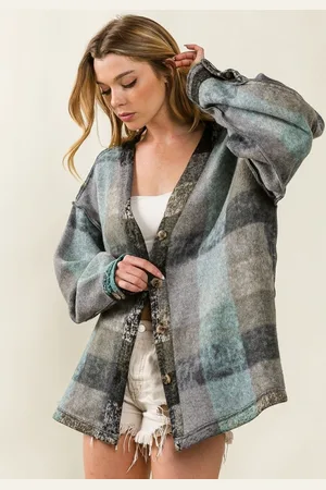 HERE&NOW Women Original Tartan Checks Opaque Checked Party Shirt