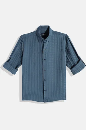 CHARCHIT Boys Comfort Textured Pure Cotton Casual Shirt